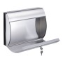 HI Buzón con compartimento de periódicos acero inox 38x13,3x30,4 cm by , mail slots - Ref: Foro24-445596, Price: 50,28 €, Dis...