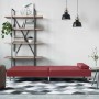 Sofá cama con portavasos cuero sintético rojo tinto by , Sofas - Ref: Foro24-351930, Price: 297,67 €, Discount: %