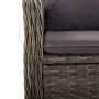 Garden bistro set 5 pieces gray synthetic rattan by vidaXL, Garden sets - Ref: Foro24-3058551, Price: 653,38 €, Discount: %
