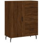 Aparador alto madera contrachapada marrón roble 69,5x34x180 cm by , Sideboards - Ref: Foro24-3199832, Price: 166,64 €, Discou...