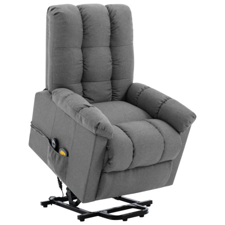 Sillón de masaje elevable tela gris claro von , Elektrische Massagesessel - Ref: Foro24-321390, Preis: 393,54 €, Rabatt: %