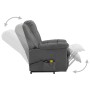 Sillón de masaje elevable tela gris claro von , Elektrische Massagesessel - Ref: Foro24-321390, Preis: 393,54 €, Rabatt: %