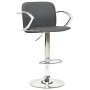 Taburetes de cocina 2 unidades cuero sintético gris by , Kitchen stools - Ref: Foro24-324705, Price: 110,24 €, Discount: %