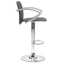 Taburetes de cocina 2 unidades cuero sintético gris by , Kitchen stools - Ref: Foro24-324705, Price: 110,24 €, Discount: %