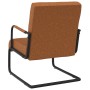 Silla voladiza cuero sintético marrón mate by , Armchairs - Ref: Foro24-325781, Price: 142,73 €, Discount: %