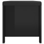 Caja de almacenaje y cojín madera ingeniería negro brillo by , Storage trunks - Ref: Foro24-326775, Price: 128,64 €, Discount: %