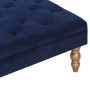 Taburete de terciopelo azul marino 60x60x36 cm von , Küchenhocker - Ref: Foro24-329928, Preis: 65,70 €, Rabatt: %