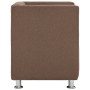 Sillón en forma de cubo de tela marrón by , Armchairs - Ref: Foro24-282146, Price: 142,50 €, Discount: %