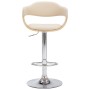 Taburetes de cocina 2 uds madera curvada cuero sintético crema von , Küchenhocker - Ref: Foro24-283116, Preis: 297,47 €, Raba...