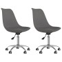 Sillas de comedor giratorias 2 unidades tela gris oscuro von , Essstühle - Ref: Foro24-338339, Preis: 94,79 €, Rabatt: %