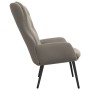 Silla de relajación de terciopelo gris claro von , Sessel - Ref: Foro24-341229, Preis: 109,06 €, Rabatt: %