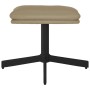 Reposapiés de cuero sintético color capuchino 60x60x36 cm by , Ottomans - Ref: Foro24-341643, Price: 48,59 €, Discount: %