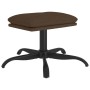 Reposapiés de tela marrón 60x60x36 cm by , Ottomans - Ref: Foro24-341570, Price: 39,12 €, Discount: %