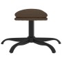 Reposapiés de tela marrón 60x60x36 cm by , Ottomans - Ref: Foro24-341570, Price: 39,12 €, Discount: %