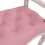 Banco de terciopelo rosa 110x45x60 cm de , Bancos - Ref: Foro24-344441, Precio: 136,88 €, Descuento: %