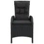 3-Piece Black Synthetic Rattan Garden Dining Set by vidaXL, Garden sets - Ref: Foro24-3058545, Price: 324,39 €, Discount: %