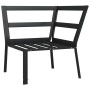 Silla de jardín acero con cojines gris 76x76x79 cm de , Sofás modulares de exterior - Ref: Foro24-362718, Precio: 171,95 €, D...
