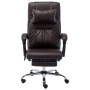 Silla de oficina de masaje de cuero sintético marrón by , Office chairs - Ref: Foro24-20297, Price: 193,22 €, Discount: %