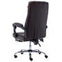 Silla de oficina de masaje de cuero sintético marrón by , Office chairs - Ref: Foro24-20297, Price: 193,22 €, Discount: %