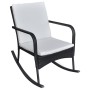 Silla mecedora de jardín ratán sintético negro von , Gartenstühle - Ref: Foro24-42493, Preis: 91,61 €, Rabatt: %