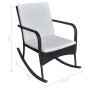 Silla mecedora de jardín ratán sintético negro von , Gartenstühle - Ref: Foro24-42493, Preis: 91,61 €, Rabatt: %