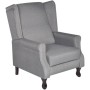 Sillón de tela gris by , Armchairs - Ref: Foro24-242206, Price: 275,73 €, Discount: %