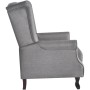 Sillón de tela gris by , Armchairs - Ref: Foro24-242206, Price: 275,73 €, Discount: %