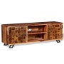 Mueble de TV de madera maciza de sheesham 120x30x40 cm de , Muebles TV - Ref: Foro24-243965, Precio: 228,24 €, Descuento: %