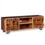 Mueble de TV de madera maciza de sheesham 120x30x40 cm de , Muebles TV - Ref: Foro24-243965, Precio: 228,24 €, Descuento: %