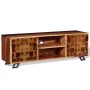 Mueble de TV de madera maciza de sheesham 120x30x40 cm de , Muebles TV - Ref: Foro24-243965, Precio: 228,24 €, Descuento: %