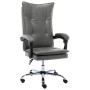 Silla de oficina de cuero sintético gris antracita by , Office chairs - Ref: Foro24-20350, Price: 177,94 €, Discount: %