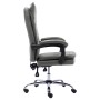 Silla de oficina de cuero sintético gris antracita by , Office chairs - Ref: Foro24-20350, Price: 177,94 €, Discount: %