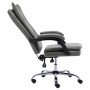 Silla de oficina de cuero sintético gris antracita by , Office chairs - Ref: Foro24-20350, Price: 177,94 €, Discount: %