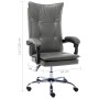 Silla de oficina de cuero sintético gris antracita by , Office chairs - Ref: Foro24-20350, Price: 177,94 €, Discount: %