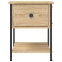 Mesita noche 2 uds madera ingeniería roble Sonoma 34x35,5x45 cm de , Mesitas de noche - Ref: Foro24-825856, Precio: 76,23 €