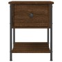Mesita de noche madera de ingeniería marrón roble 34x35,5x45 cm by , Nightstands - Ref: Foro24-825861, Price: 38,62 €, Discou...