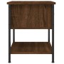 Mesita de noche madera de ingeniería marrón roble 34x35,5x45 cm by , Nightstands - Ref: Foro24-825861, Price: 38,62 €, Discou...