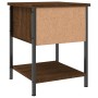 Mesita de noche madera de ingeniería marrón roble 34x35,5x45 cm by , Nightstands - Ref: Foro24-825861, Price: 38,62 €, Discou...