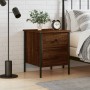 Mesita de noche madera de ingeniería marrón roble 40x42x50 cm by , Nightstands - Ref: Foro24-825991, Price: 45,65 €, Discount: %