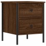 Mesita de noche madera de ingeniería marrón roble 40x42x50 cm by , Nightstands - Ref: Foro24-825991, Price: 45,65 €, Discount: %