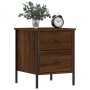Mesita de noche madera de ingeniería marrón roble 40x42x50 cm by , Nightstands - Ref: Foro24-825991, Price: 45,65 €, Discount: %
