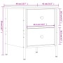 Mesita de noche madera de ingeniería marrón roble 40x42x50 cm by , Nightstands - Ref: Foro24-825991, Price: 45,65 €, Discount: %
