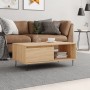 Mesa de centro madera contrachapada roble Sonoma 90x50x36,5 cm by , Coffee table - Ref: Foro24-830567, Price: 63,84 €, Discou...