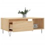 Mesa de centro madera contrachapada roble Sonoma 90x50x36,5 cm by , Coffee table - Ref: Foro24-830567, Price: 63,84 €, Discou...