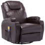 Sillón de masaje mecedora de cuero sintético marrón von , Elektrische Massagesessel - Ref: Foro24-246636, Preis: 589,63 €, Ra...