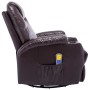 Sillón de masaje mecedora de cuero sintético marrón von , Elektrische Massagesessel - Ref: Foro24-246636, Preis: 589,63 €, Ra...