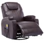 Sillón de masaje mecedora de cuero sintético marrón von , Elektrische Massagesessel - Ref: Foro24-246636, Preis: 589,63 €, Ra...
