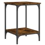 Mesa de centro madera de ingeniería roble ahumado 40x40x55 cm by , Coffee table - Ref: Foro24-832825, Price: 37,66 €, Discoun...