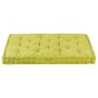 Cojín para palés algodón verde 120x80x10 cm by , Cushions for chairs and sofas - Ref: Foro24-48686, Price: 70,13 €, Discount: %