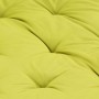 Cojín para palés algodón verde 120x80x10 cm by , Cushions for chairs and sofas - Ref: Foro24-48686, Price: 70,13 €, Discount: %
